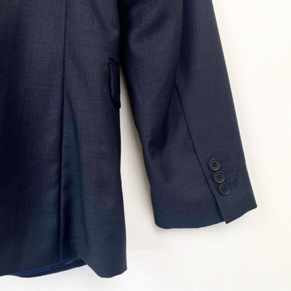 Ted Baker 100% wool navy blue Suit sports Jacket Size 38 - Picture 5 of 10